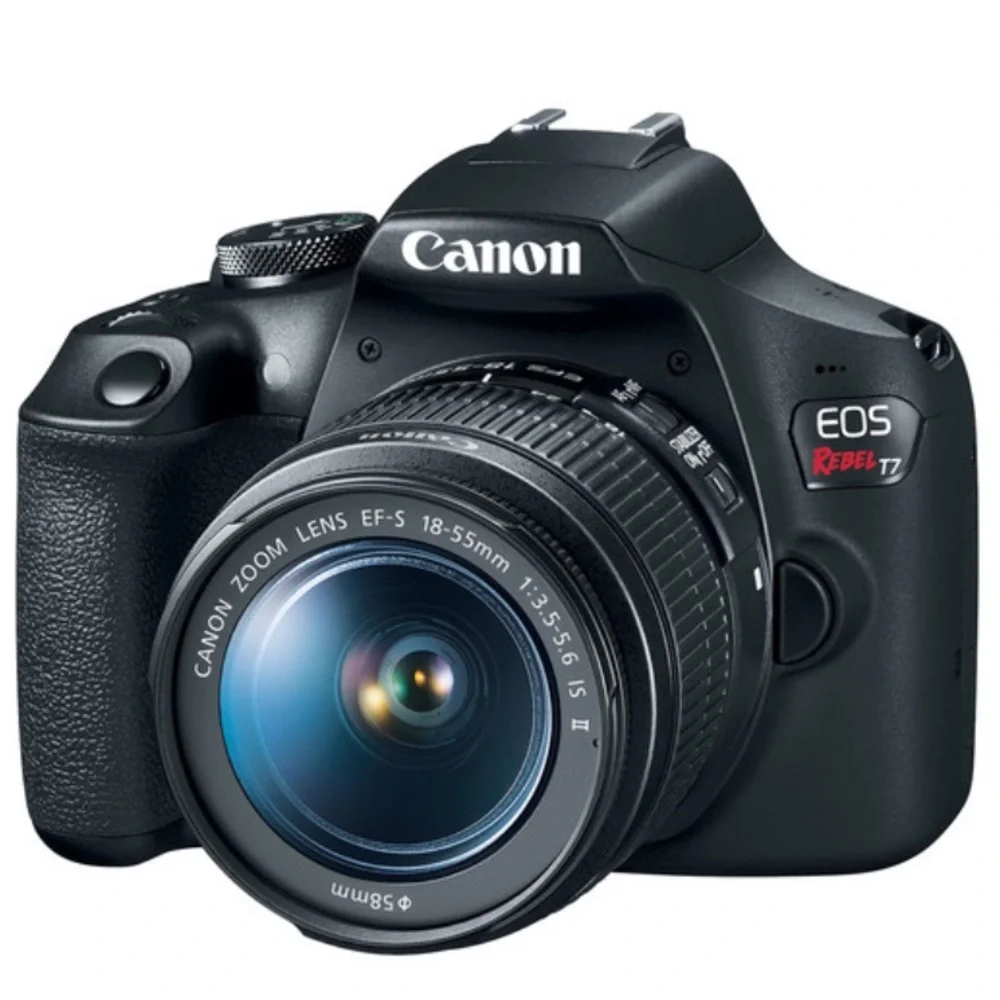 Canon EOS Rebel T7 COMES WITH TWO LENSES